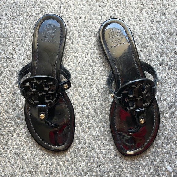 Tory Burch Miller sandal worn with love! - Picture 2 of 5